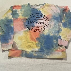 Vans Multicolor Tie-Dye size medium Crewneck